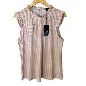 ADRIANNA PAPELL Tops Women’s Size Large Sleeveless